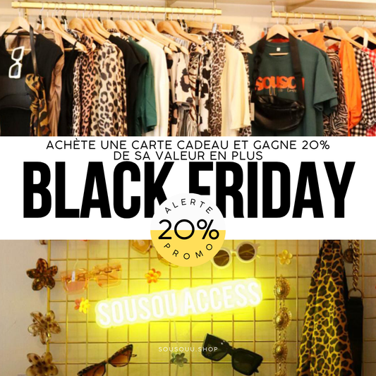 Carte cadeau Black Friday